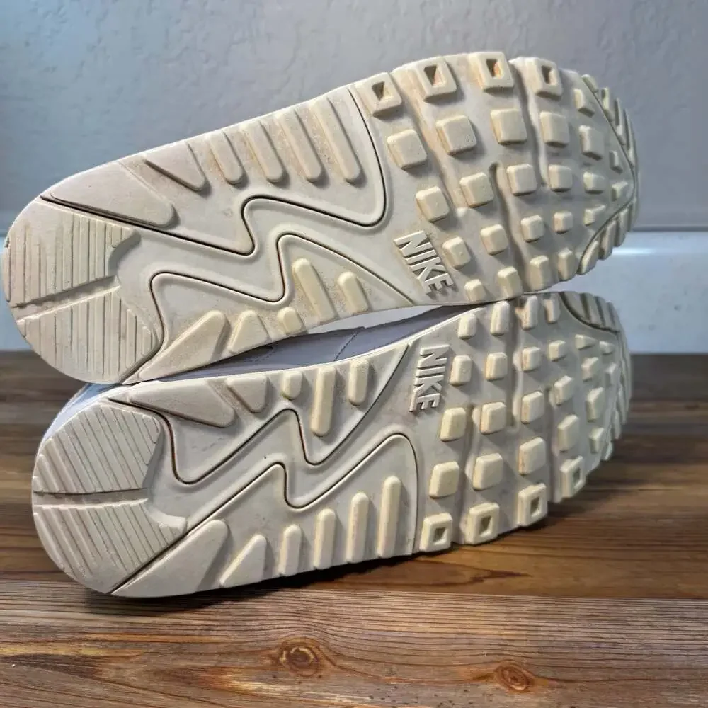 Nike Air Max 90 Triple White Sneakers Men’s Size 8 Women’s 9.5 CN8490-100